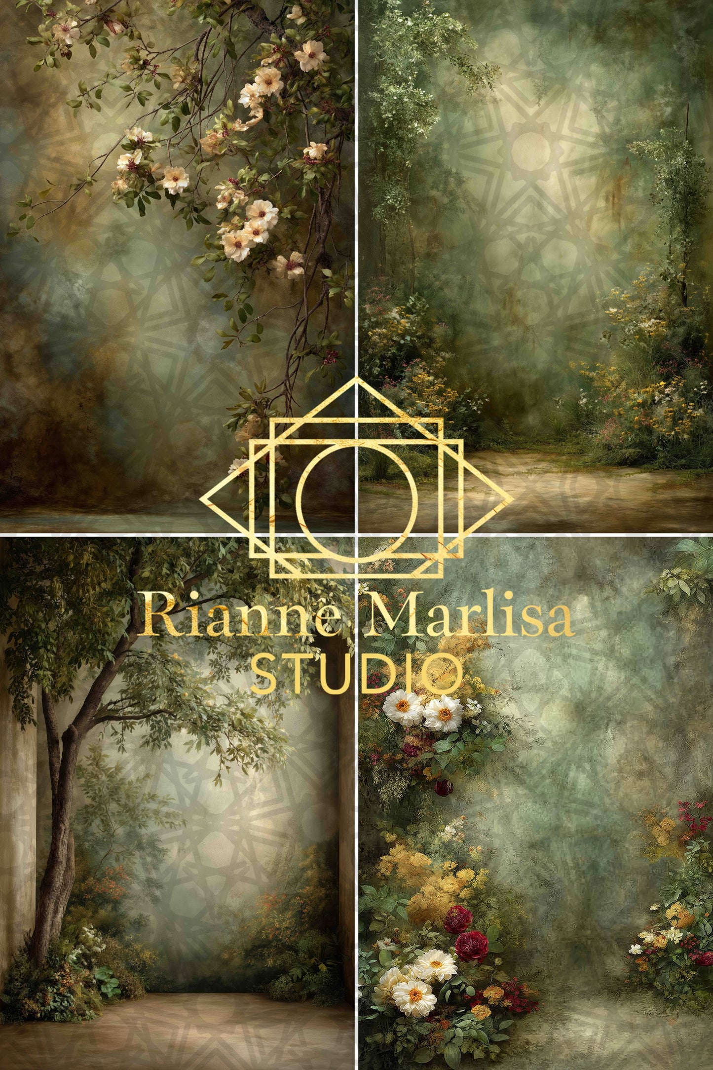 Fine Art Digital Backdrops 001 - Set of 20