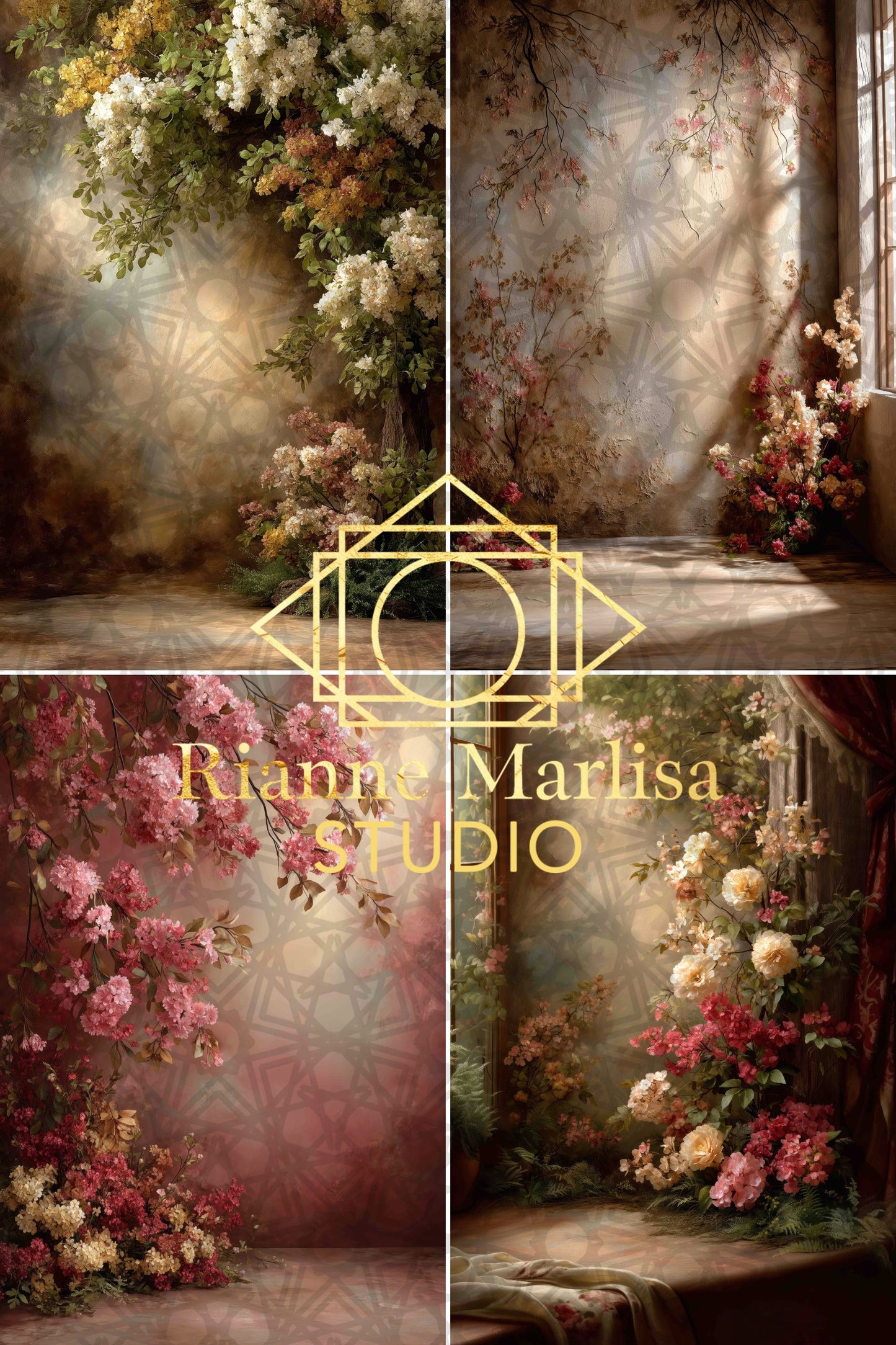 Fine Art Digital Backdrops 001 - Set of 20